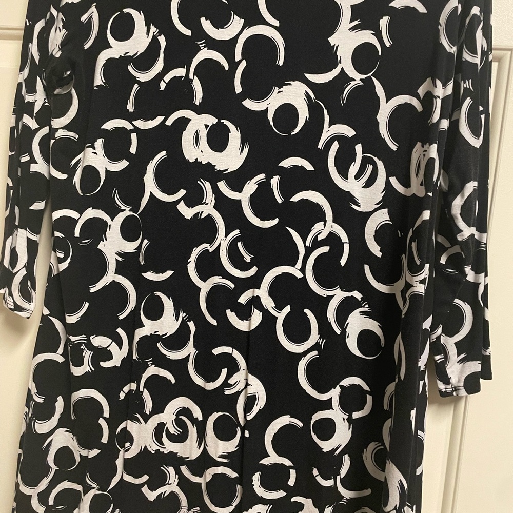 Alfani Monochrome Swirl Women's Blouse